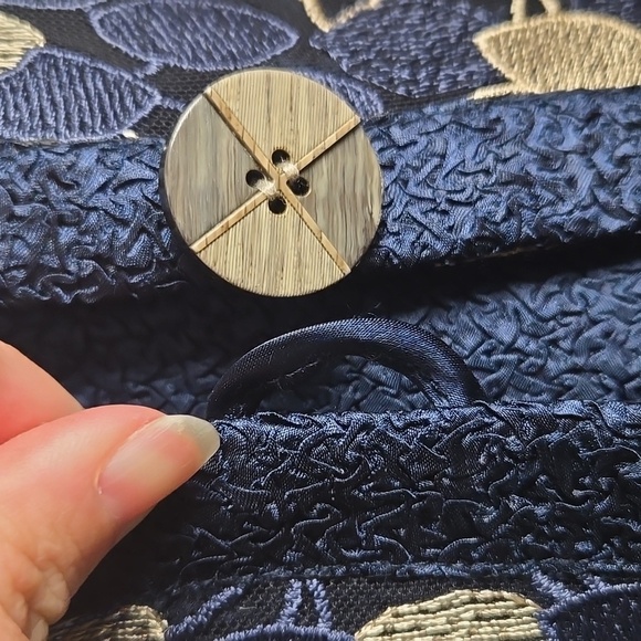 Chico's-Jacket Travelers Collection Blue Trapeze-Size 1 (8/10 Medium) - Picture 8 of 17